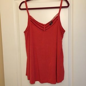 Red Cage Top Torrid Swing Tank